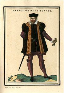 Ensemble de gravures de costumes d'Ecosse du XVIe siècle.f32