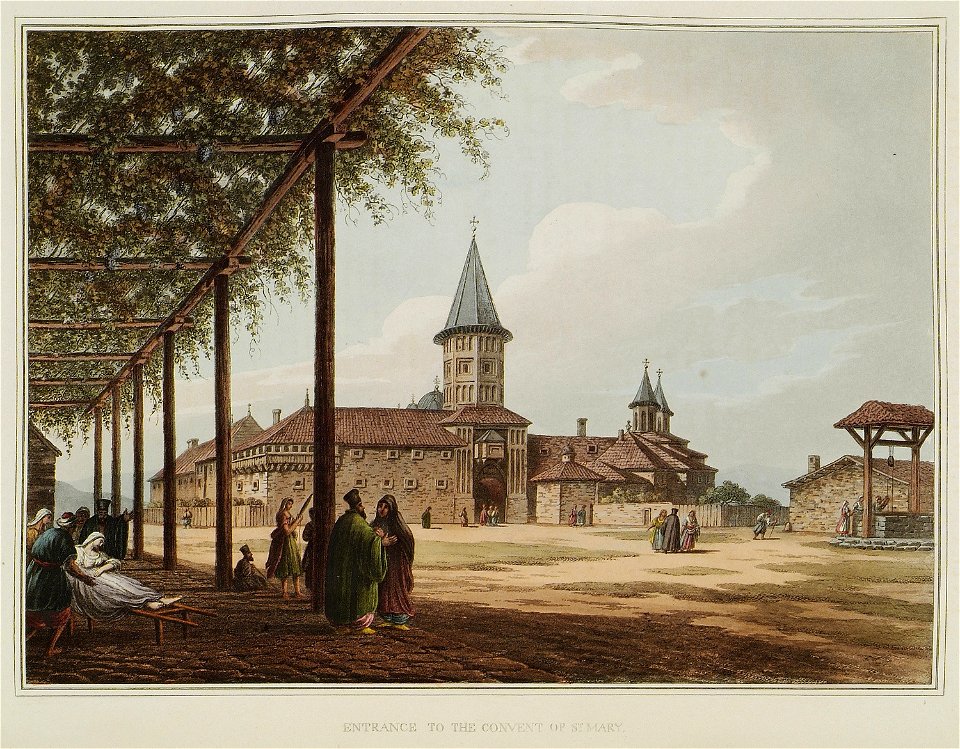 Entrance to the convent of St Mary - Mayer Luigi - 1810