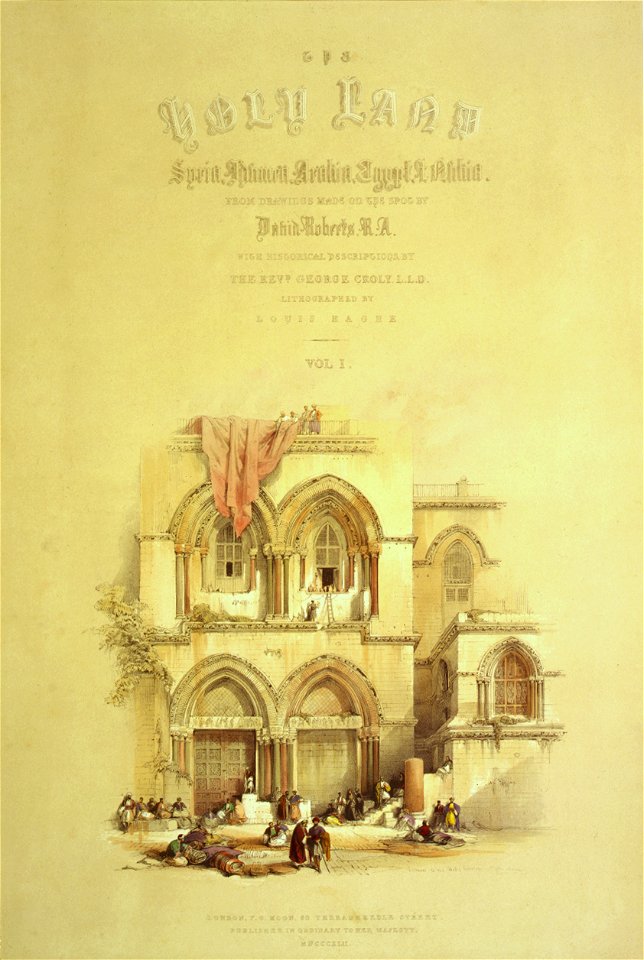 Entrance to the holy sepulchre cph.3g03425