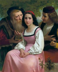 Entre la richesse et l'amour, by William Adolphe Bouguereau