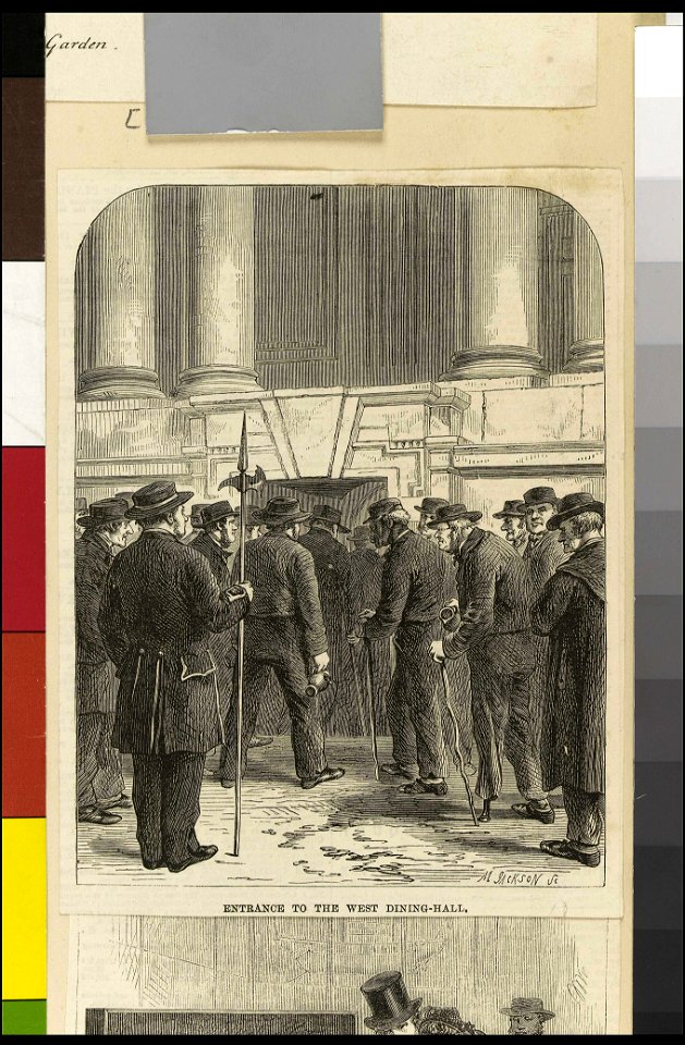 Entrance to the West Dining-Hall (Greenwich Hospital) RMG PZ8787