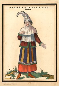 Ensemble de gravures de costumes espagnols du XVIe siècle.f10