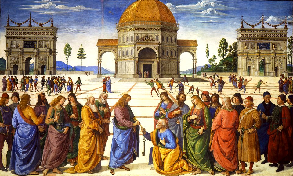 Entrega de las llaves a San Pedro (Perugino)