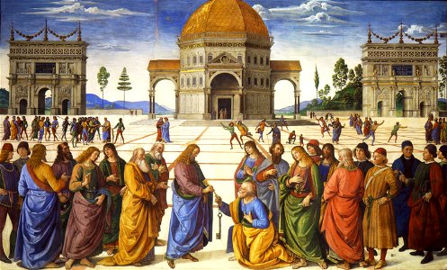 Entrega de las llaves a San Pedro (Perugino)
