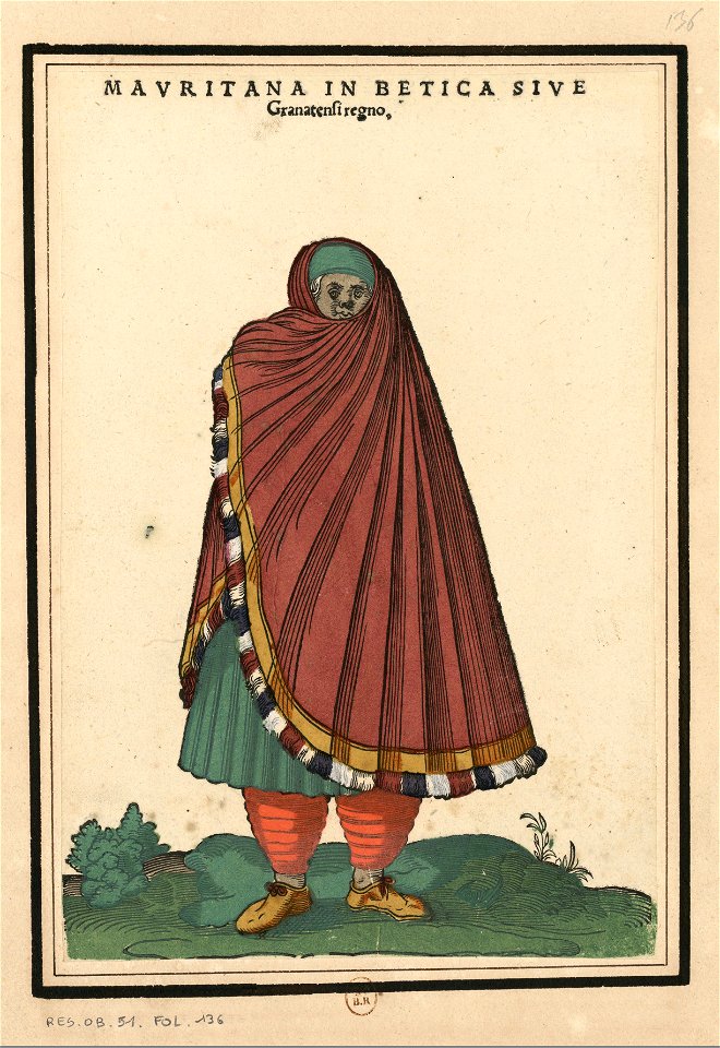 Ensemble de gravures de costumes espagnols du XVIe siècle.f14