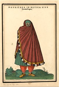 Ensemble de gravures de costumes espagnols du XVIe siècle.f14