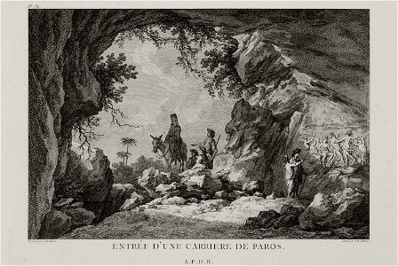 Entrée d'une carriere de Paros - Choiseul-gouffier Gabriel Florent Auguste De - 1782