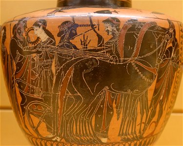 Entry of Herakles into Olympus hydria Nationalmuseet