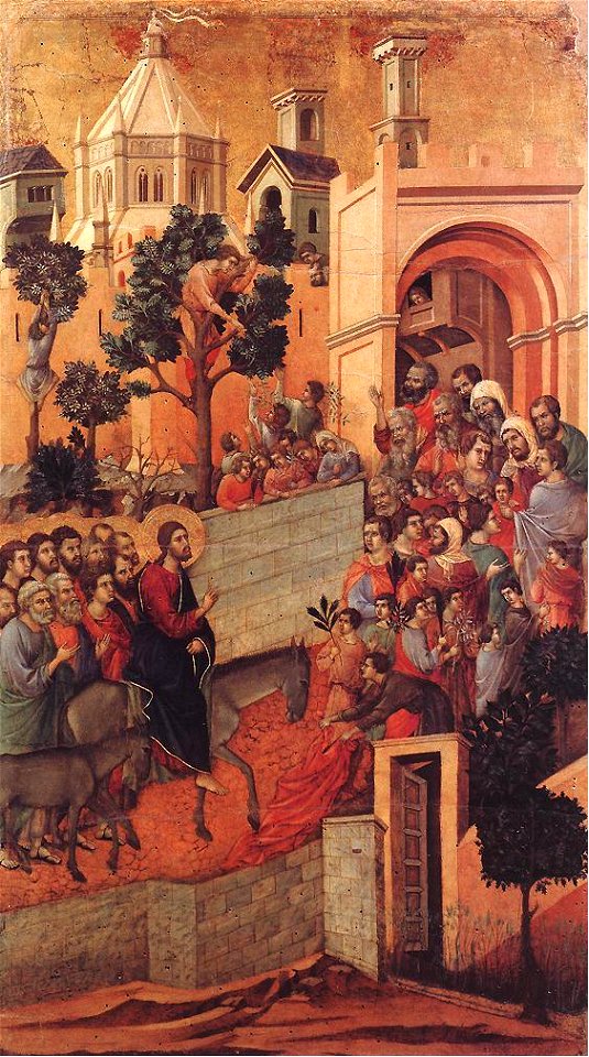 EntryIntoJerusalem Duccio di Buoninsegna