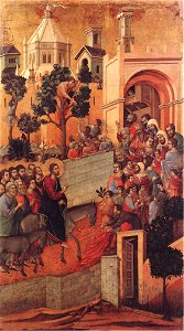EntryIntoJerusalem Duccio di Buoninsegna
