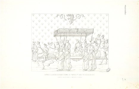 Entrée de la Reine de France, femme de François 1er, dans Toulouse, en 1533 (vignette calquée dans les archives de la ville) (t. I, n° 36) - Fonds Ancely - B315556101 A DUMEGE 027