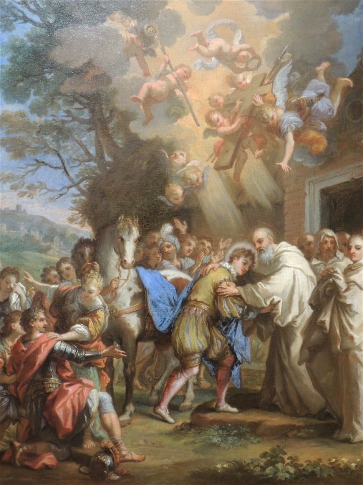 Entrée de Saint Bernard à Cîteaux (Passeri)