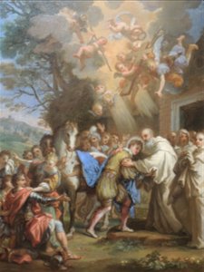 Entrée de Saint Bernard à Cîteaux (Passeri)