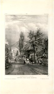 Entrée des Eaux Bonnes (Basses Pyrénées) - Fonds Ancely - B315556101 A JACOTTET 2 026