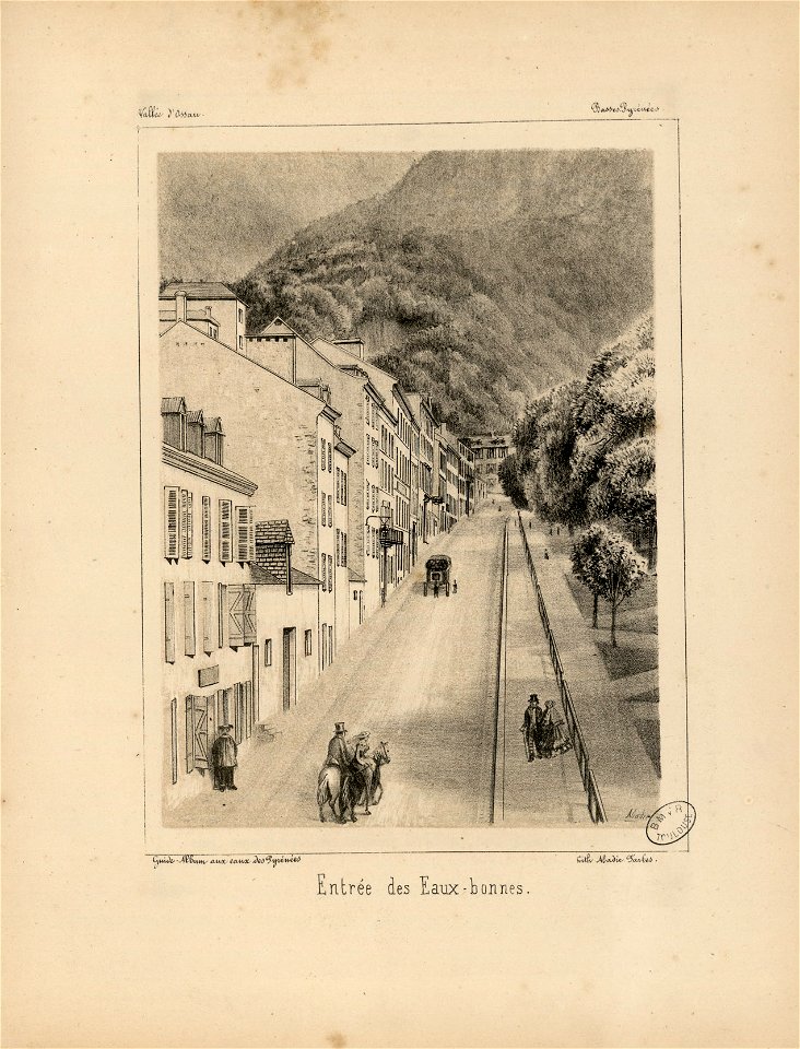 Entrée des Eaux-Bonnes - Fonds Ancely - B315556101 A ABADIE 4 030