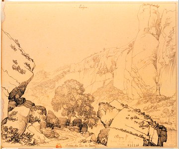 Entrée du Pas de Soucy (Claude-Félix-Théodore d'Aligny)