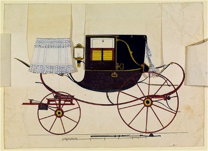 Entwurf einer Landaulette Bamberg 1822