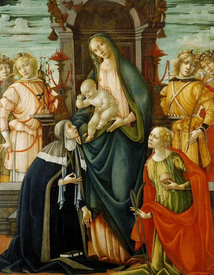 Enthroned Madonna by Michele Ciampanti - BMA