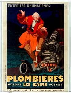 Entérites, rhumatismes guéris à Plombières les Bains, Vosges