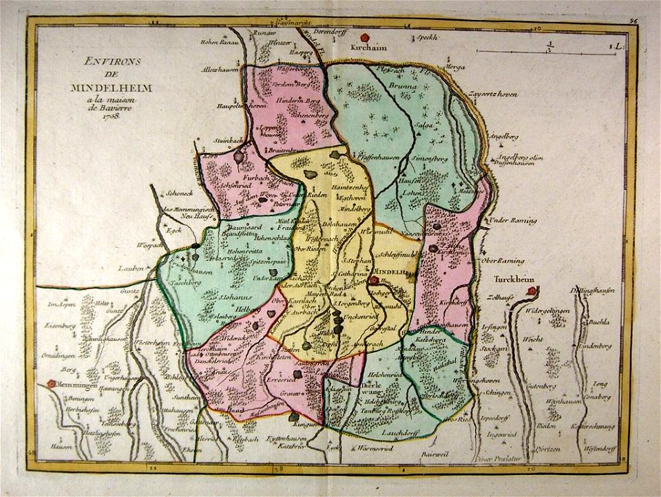 Environs de Mindelheim 1758