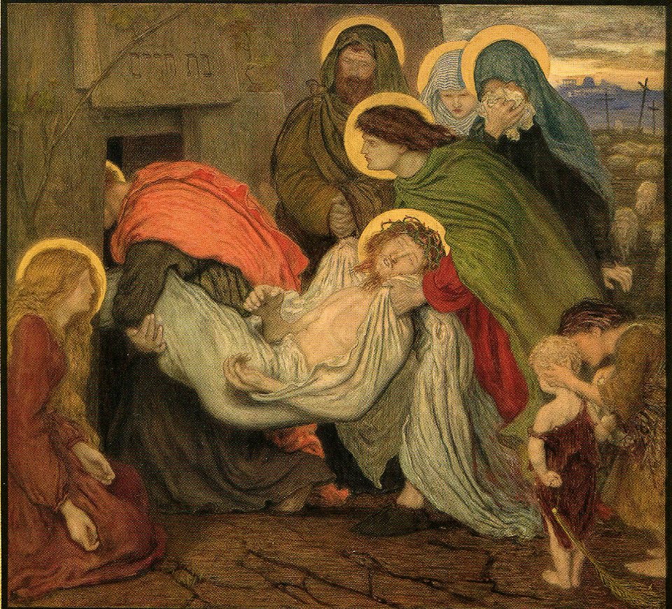 Entombment by Madox Brown