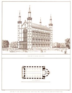 Entwurf Kirchen Oranienburger Vorstadt III Perspektive