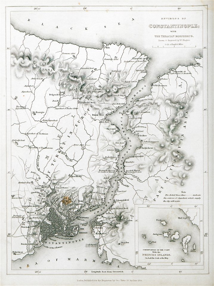 Environs of Constantinople; with the Thracial Bosphorus - Pardoe Julia - 1838