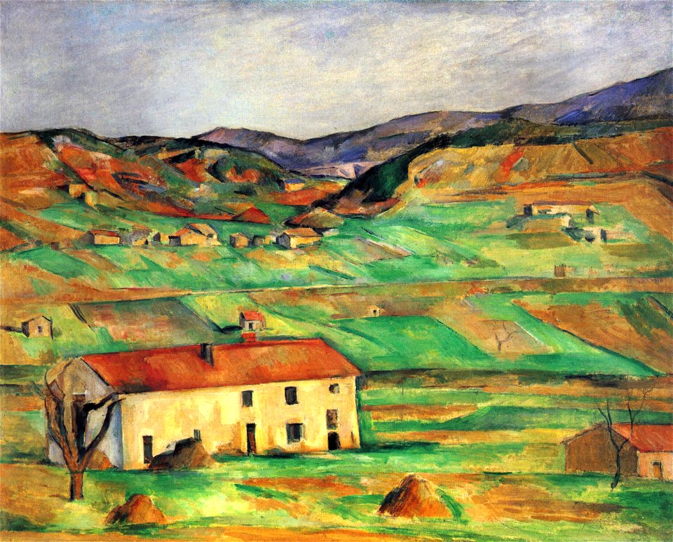 Environs de Gardanne, par Paul Cézanne, Yorck