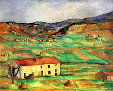 Environs de Gardanne, par Paul Cézanne, Yorck