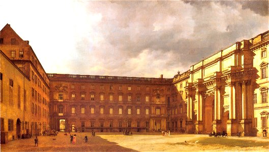 Eosanderhof des Koeniglichen Schlosses Berlin Gaertner