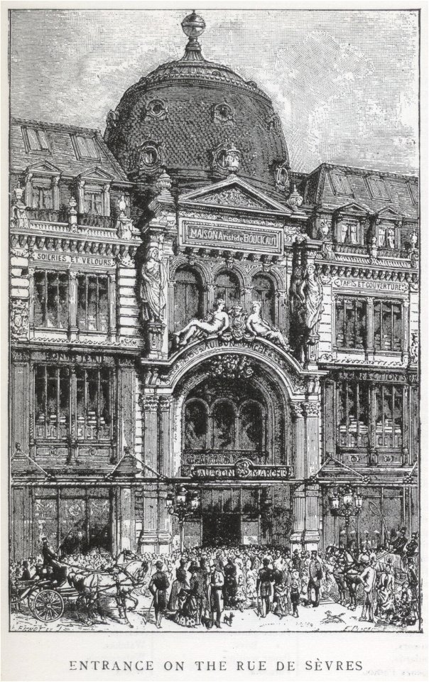 Entrance on the Rue de Sèvres, 1892