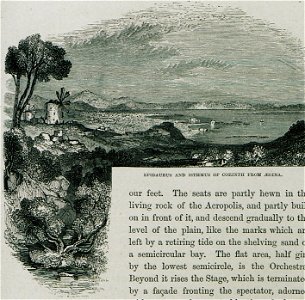 Epidaurus and Isthmus of Corinth from Aegina - Wordsworth Christopher - 1882