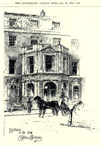 Entrance to the New Grafton Galleries, Illustrated London News, 25 February 1893, p. 248