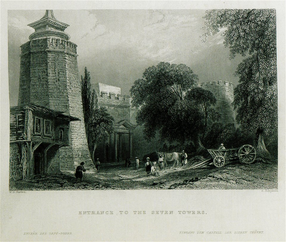 Entrance to the Seven Towers - Pardoe Julia - 1838