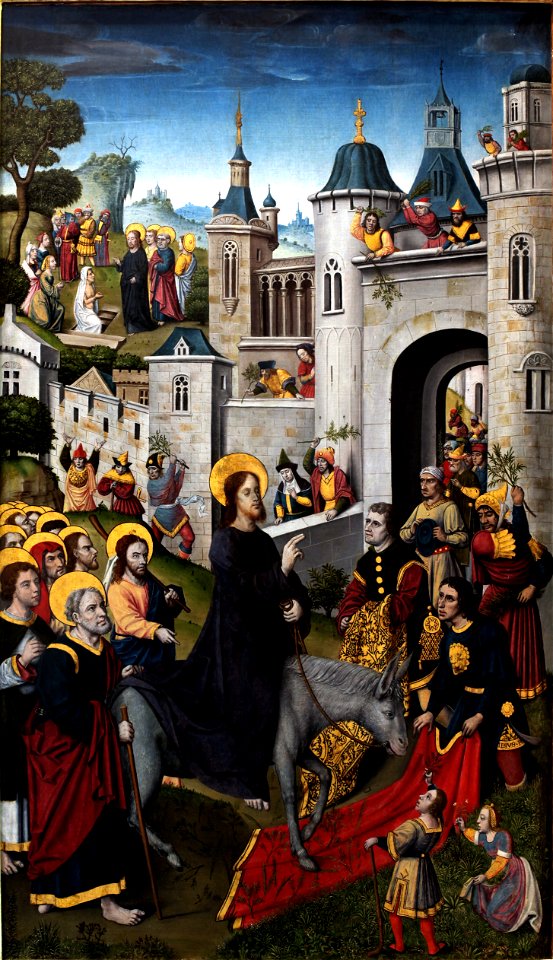 Entrance in Jerusalem-Master of monogram AH-MBA Lyon H648b-IMG 0241