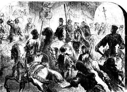 Entry of Henry and Elenor into Winchester-p180