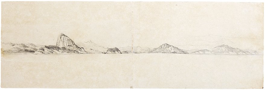 Entrance to Rio Harbour, da Coleção Brasiliana Iconográfica