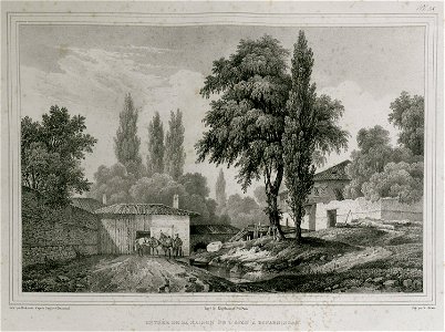 Entrée de la maison de l'ayan à Binarhissar - Sayger C - 1834