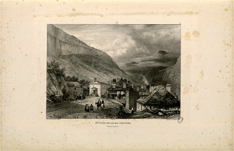 Entrée des Eaux Chaudes (Basses Pyrénées) - Fonds Ancely - B315556101 A JACOTTET 1 005