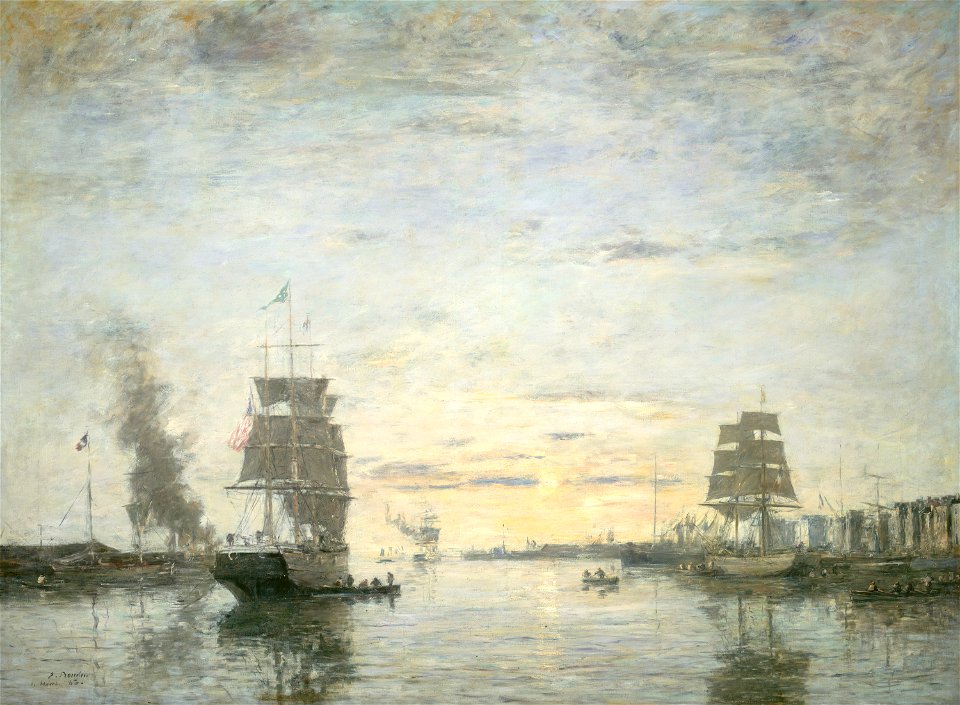 Entrance to the Harbor, Le Havre E10288