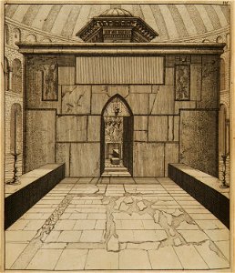Entrance to the Holy Sepulchre in Jerusalem - Bruyn Cornelis De - 1714