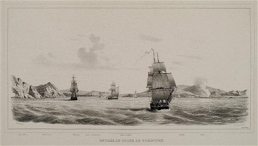 Entrée du golfe de Corinthe - Stackelberg Otto Magnus Von - 1834