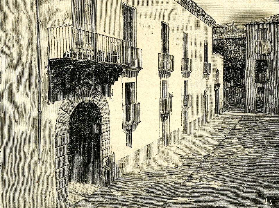 Entrata della casa di Torquato Tasso a Sorrento
