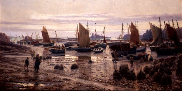 Entrée du port de Loguivy - Étienne Bouillé - musée d'art et d'histoire de Saint-Brieuc, DOC 129b