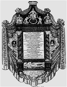 Epitafium Anny de Croy 1775