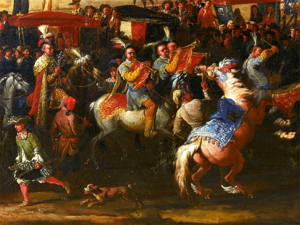 Bloemen Codazzi Entry into Rome (detail)