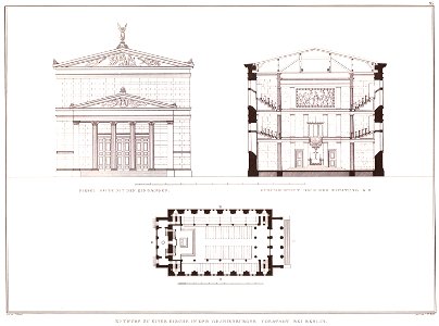 Entwurf Kirchen Oranienburger Vorstadt II Vorderansicht