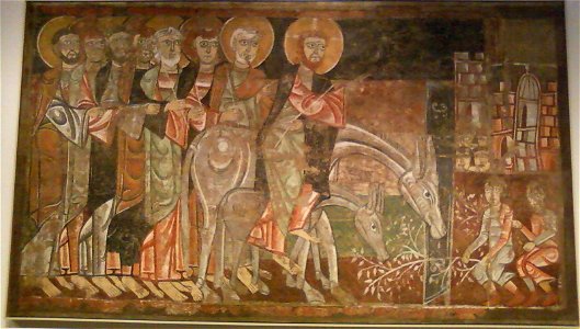 Entry of Christ into Jerusalem by the Master of San Baudelio de Berlanga