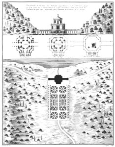 Entwurf Lustgarten Meersburg Ixnard 1774