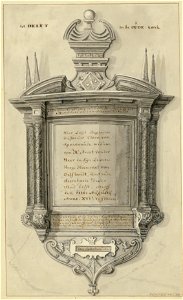 Epithaaf Clara van Sparwoude, Willem van der Lelij , SA Delft, inv.nr. 68862